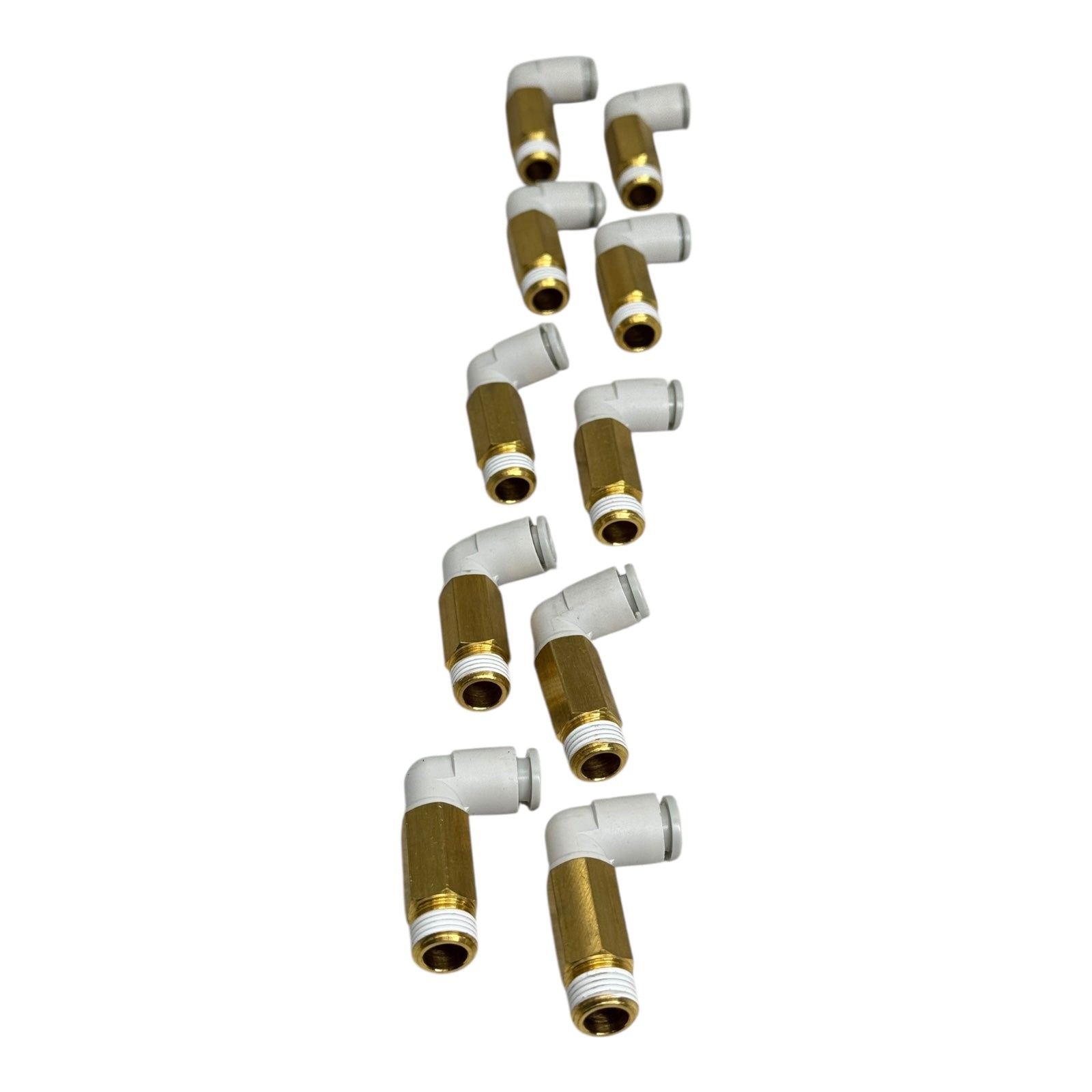 10x SMC KQ2W06-01AS Winkelverschraubung 6 mm–R1/8” Pneumatik Fitting