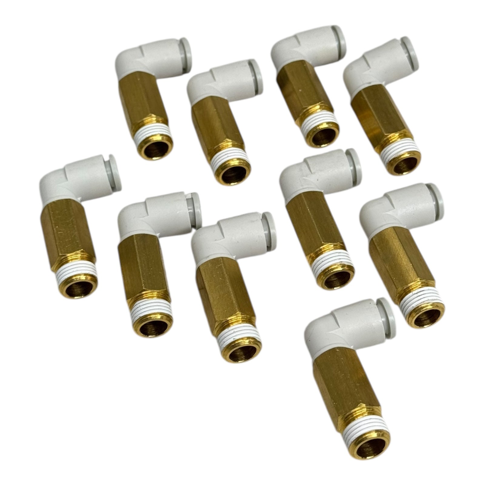 10x SMC KQ2W06-01AS Winkelverschraubung 6 mm–R1/8” Pneumatik Fitting
