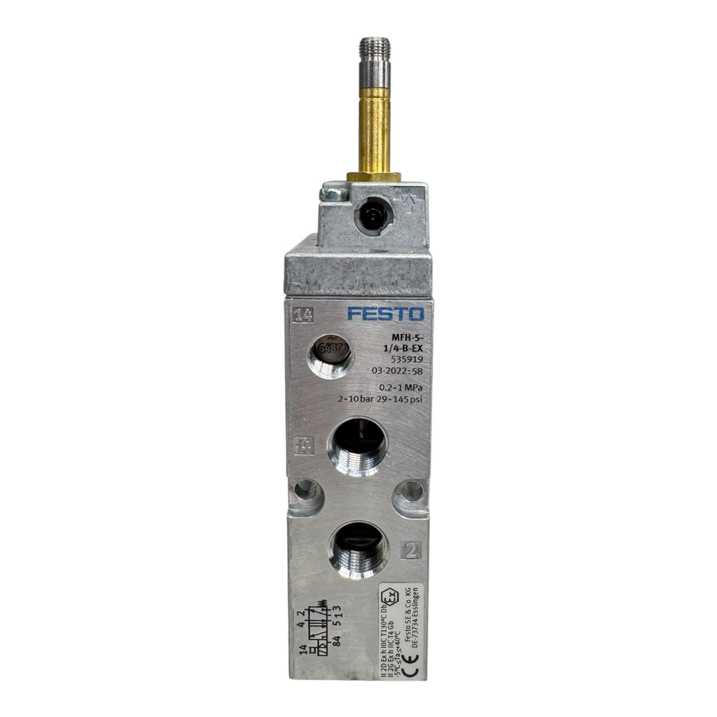 Festo MFH-5-1/4-B-EX Magnetventil 535919 5/2-Wege Ex-Schutz 2–10 bar 1/4”