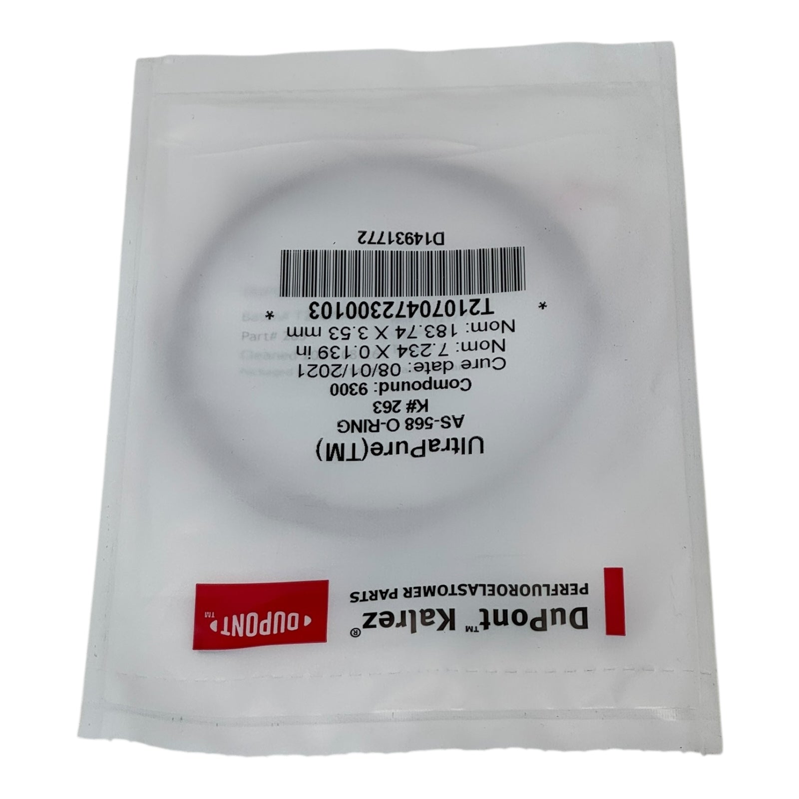 DuPont Kalrez 9300 UltraPure O-Ring K263 183.74x3.53 mm Perfluorelastomer