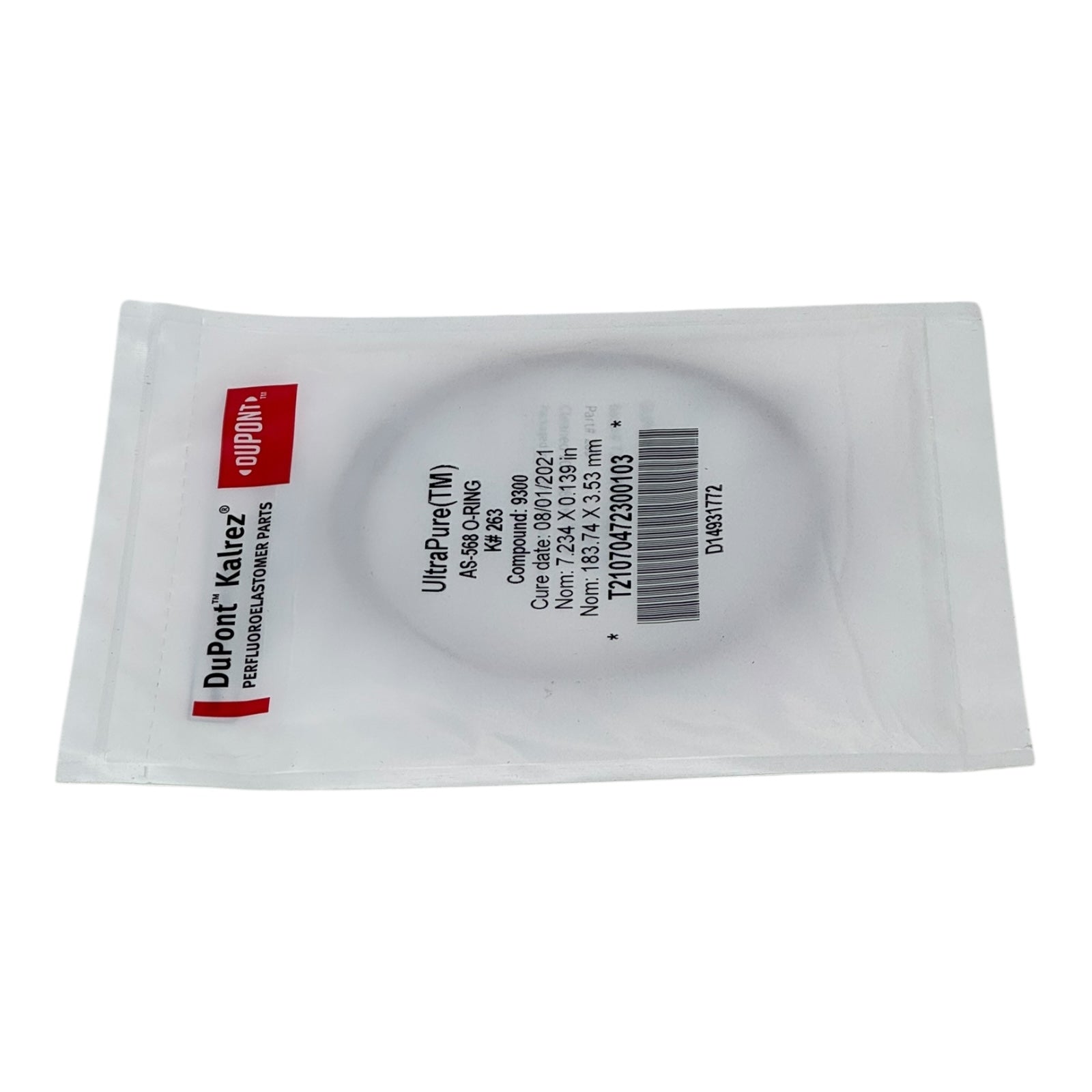 DuPont Kalrez 9300 UltraPure O-Ring K263 183.74x3.53 mm Perfluorelastomer
