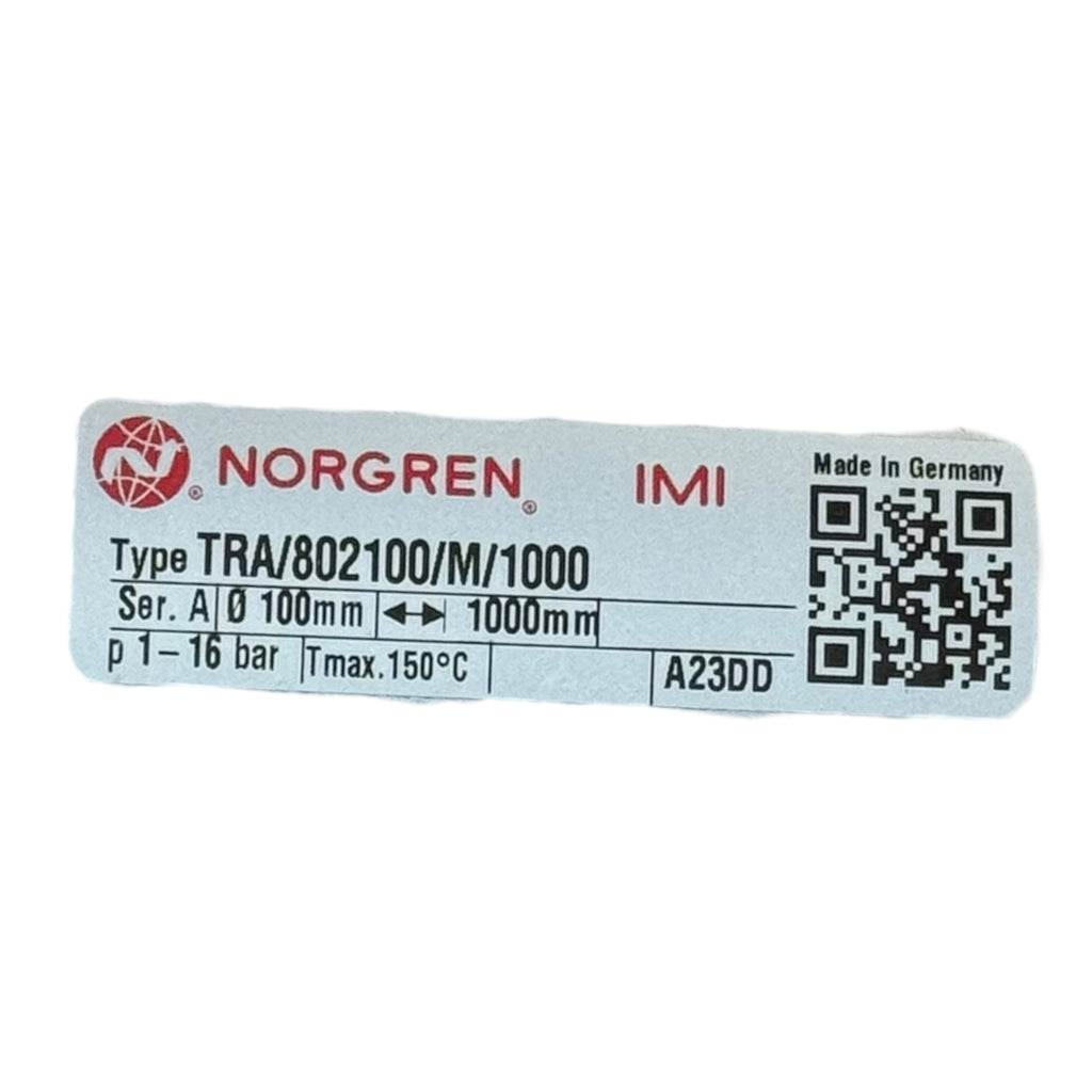 IMI Norgren TRA/802100/M/1000 Pneumatikzylinder Ø100mm Hub 1000mm 16bar