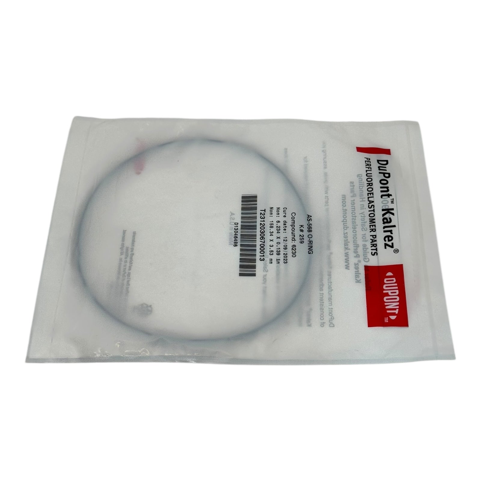 DuPont Kalrez 6230 O-Ring K259 158.34x3.53 mm Perfluorelastomer FFKM