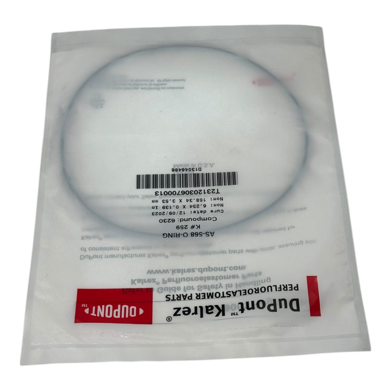 DuPont Kalrez 6230 O-Ring K259 158.34x3.53 mm Perfluorelastomer FFKM