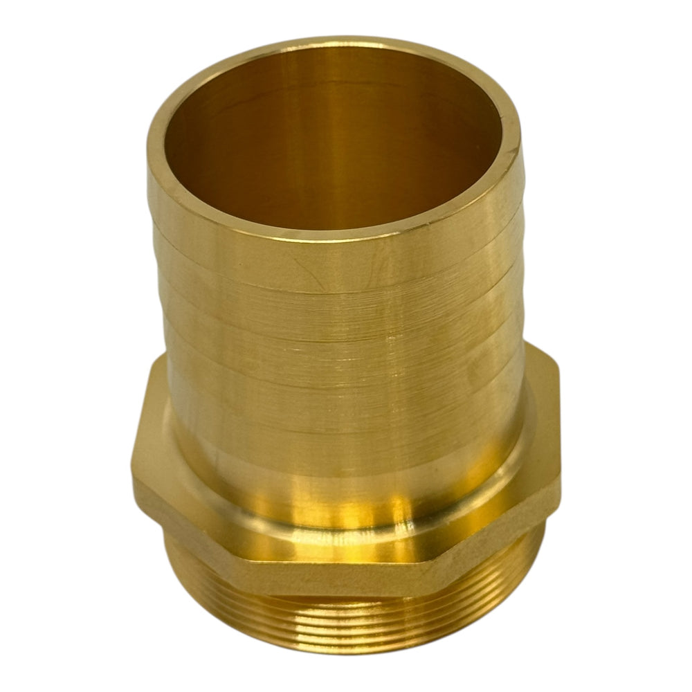 GEKA 125SK Schlauchverschraubung Sauger G2 1/2” 63mm Messing Sechskant plus