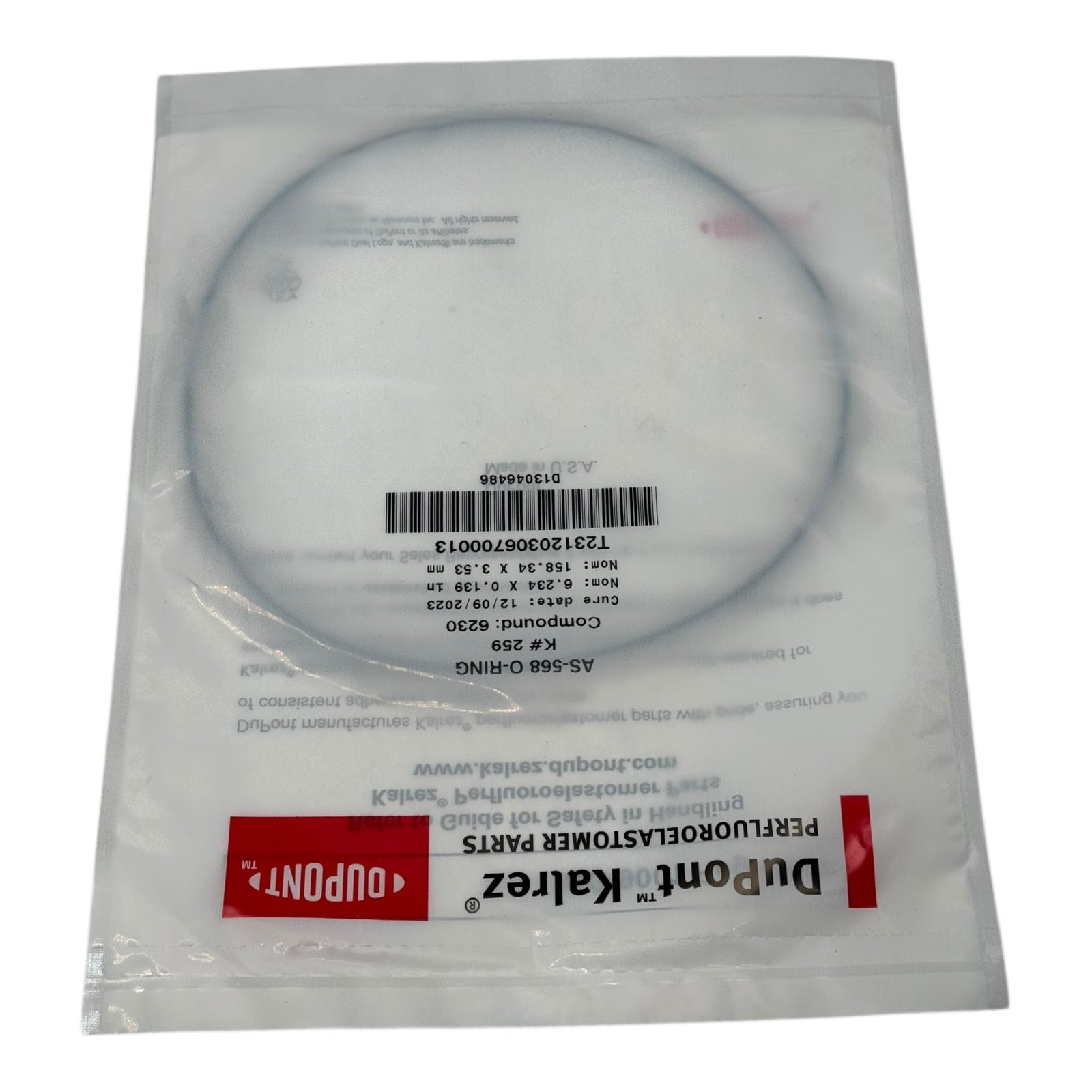 DuPont Kalrez 6230 O-Ring K259 158.34x3.53 mm Perfluorelastomer FFKM