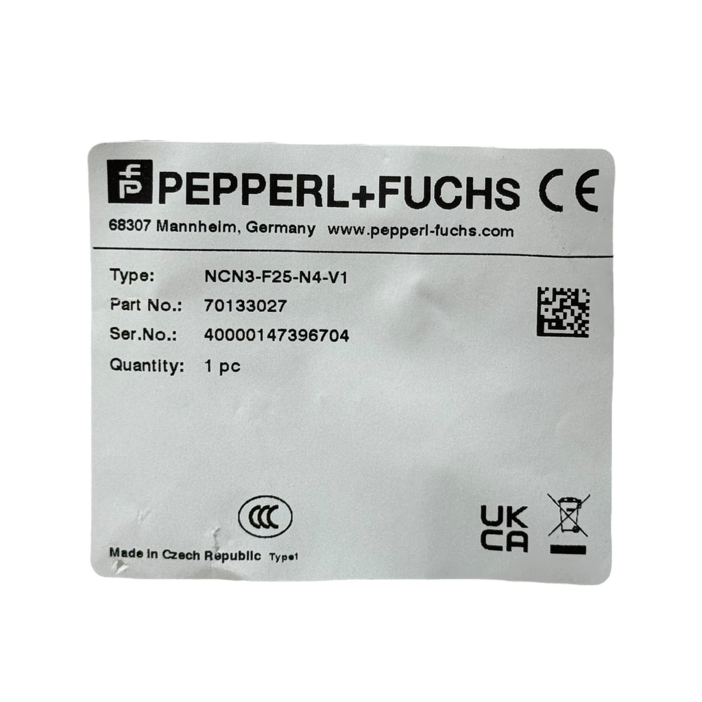 Pepperl+Fuchs NCN3-F25-N4-V1 Induktiver Sensor 8,2 VDC Part 70133027 ATEX