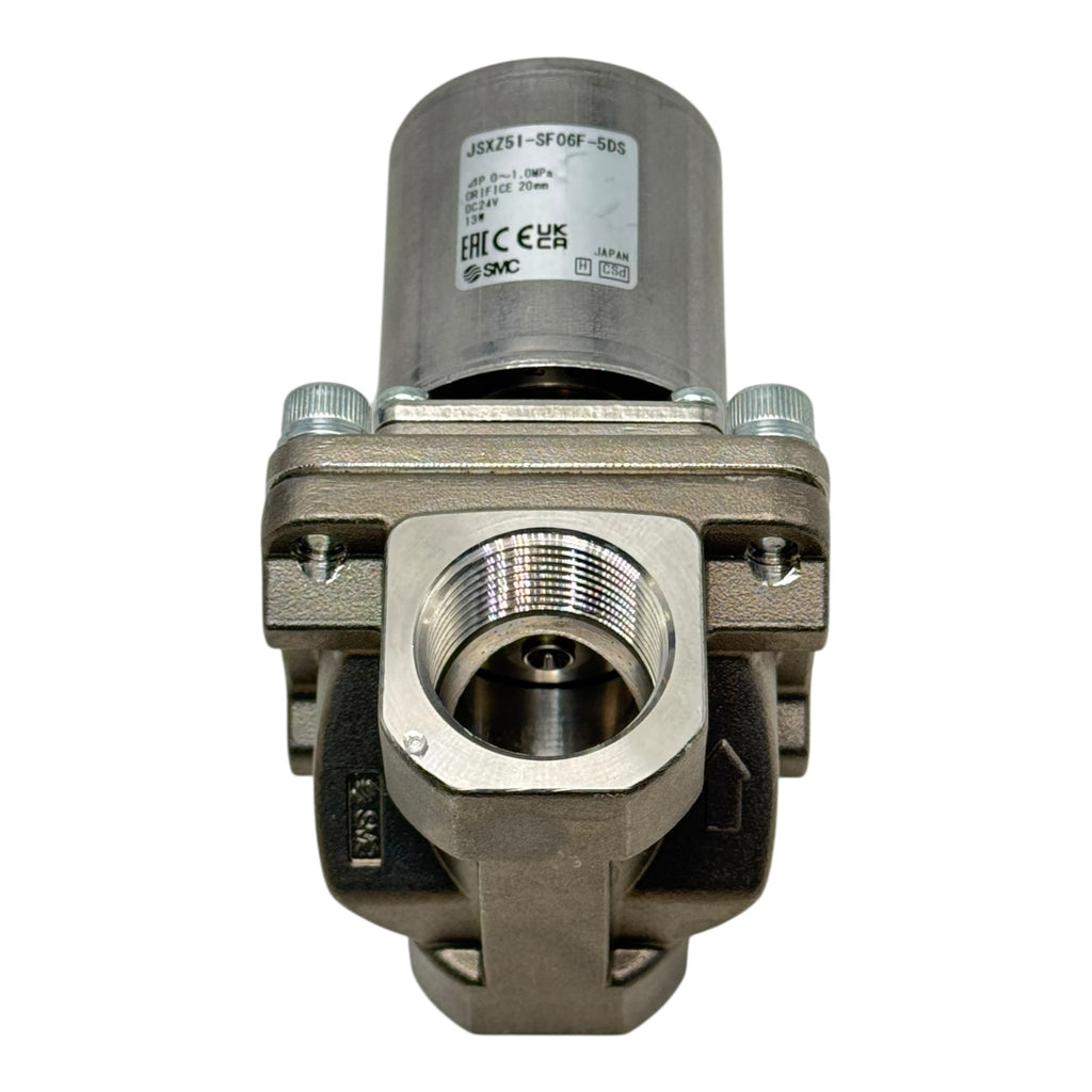 SMC JSXZ51-SF06F-5DS Magnetventil DC24V G3/4 20mm Edelstahl 1,0MPa 13W