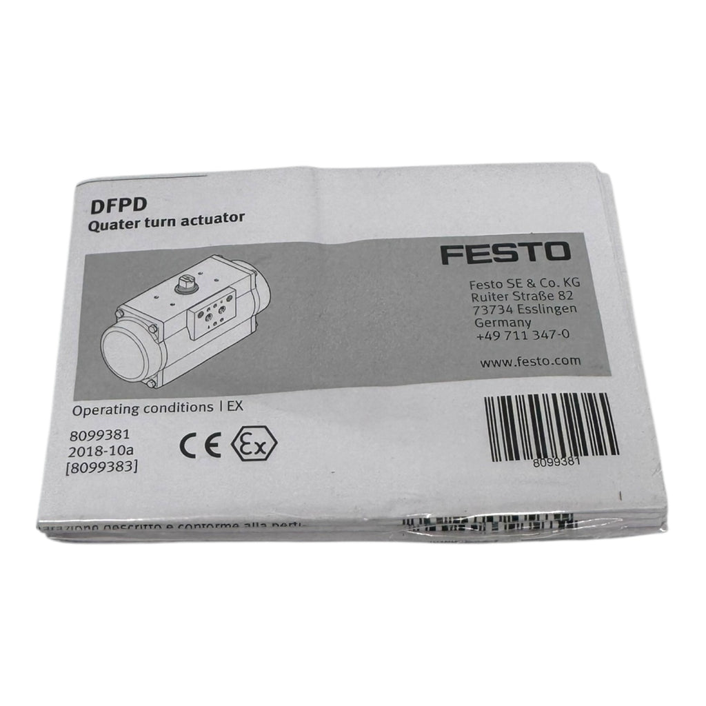 Festo DFPD-120-RP-90-LD-F0507-R3-EP Schwenkantrieb T17 G1/4 L-Drehend 90° 8bar