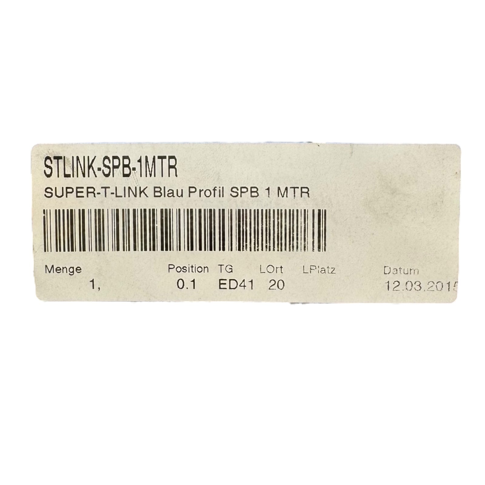 SuperTLink STLNK-SPB-1MTR Super-T-Link Keilriemen Gliederkeilriemen SPB Blau 1m
