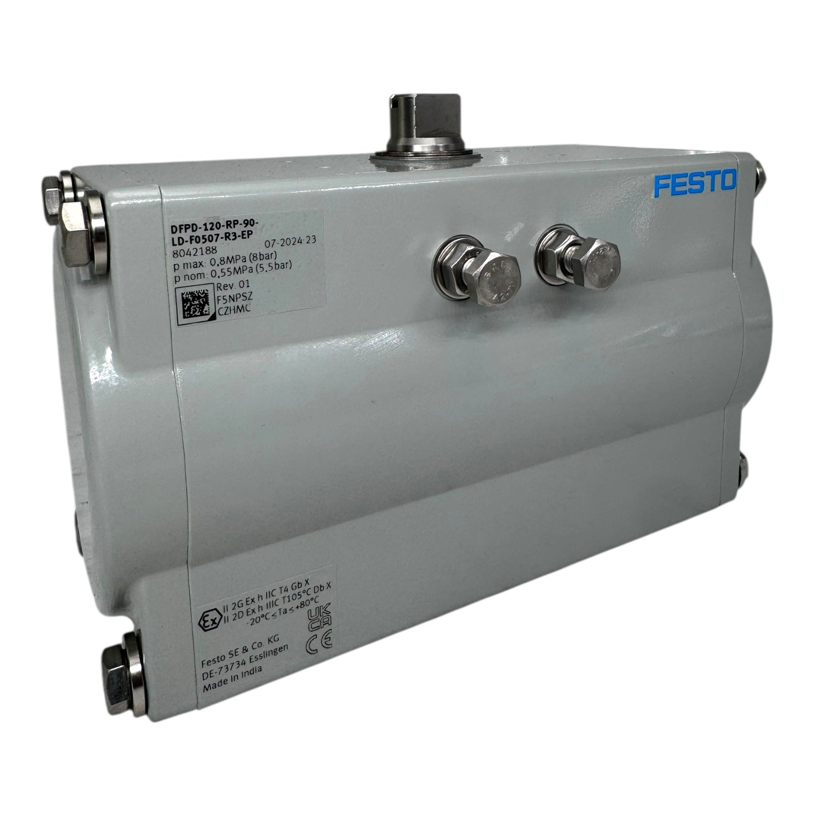 Festo DFPD-120-RP-90-LD-F0507-R3-EP Schwenkantrieb T17 G1/4 L-Drehend 90° 8bar