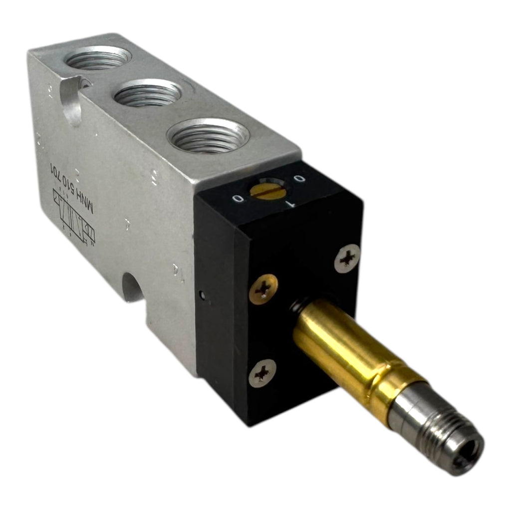 Joucomatic MNH 510 701 Magnetventil 5/2 Wegeventil 24VDC G1/4 Spule MA22 3W