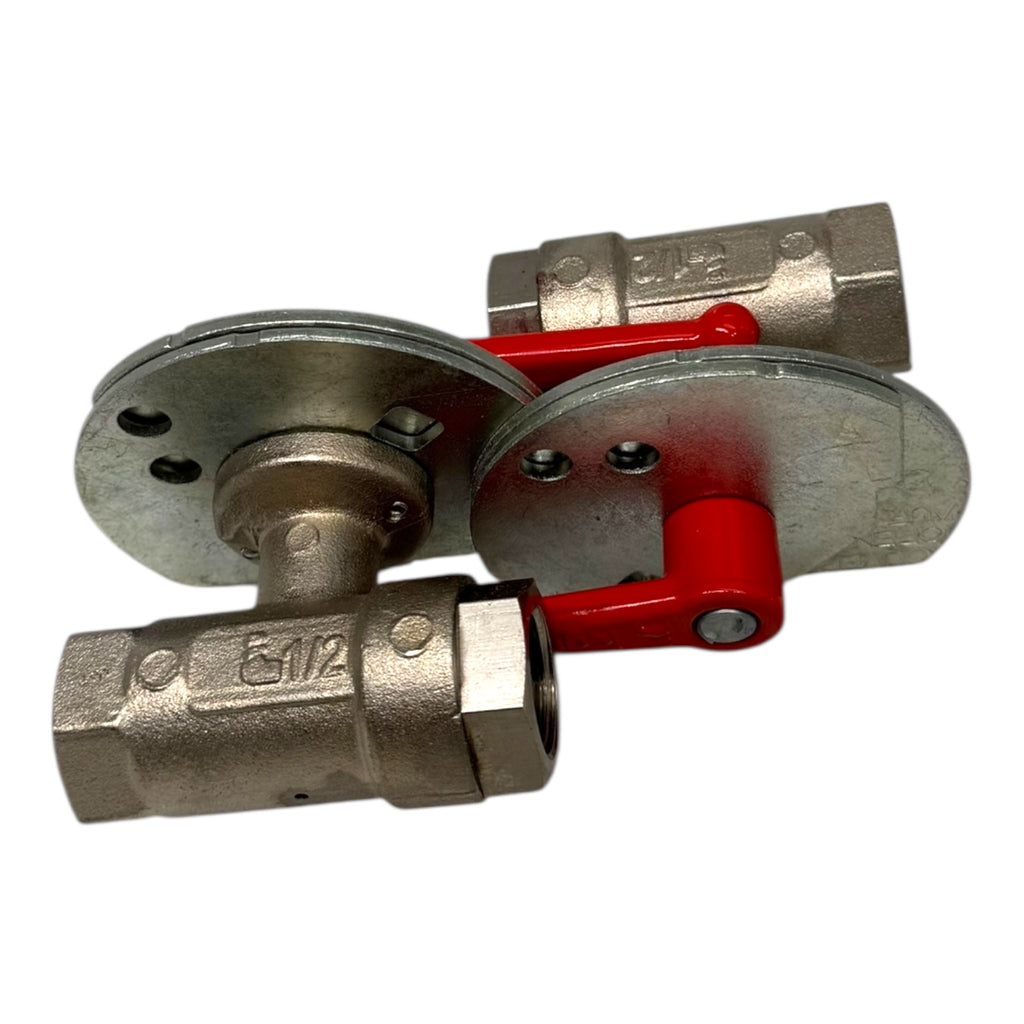 2x Parker Legris 0437 13 21 Durchgangskugelhahn Entlüftungsbohrung 1/2 Zoll DN13