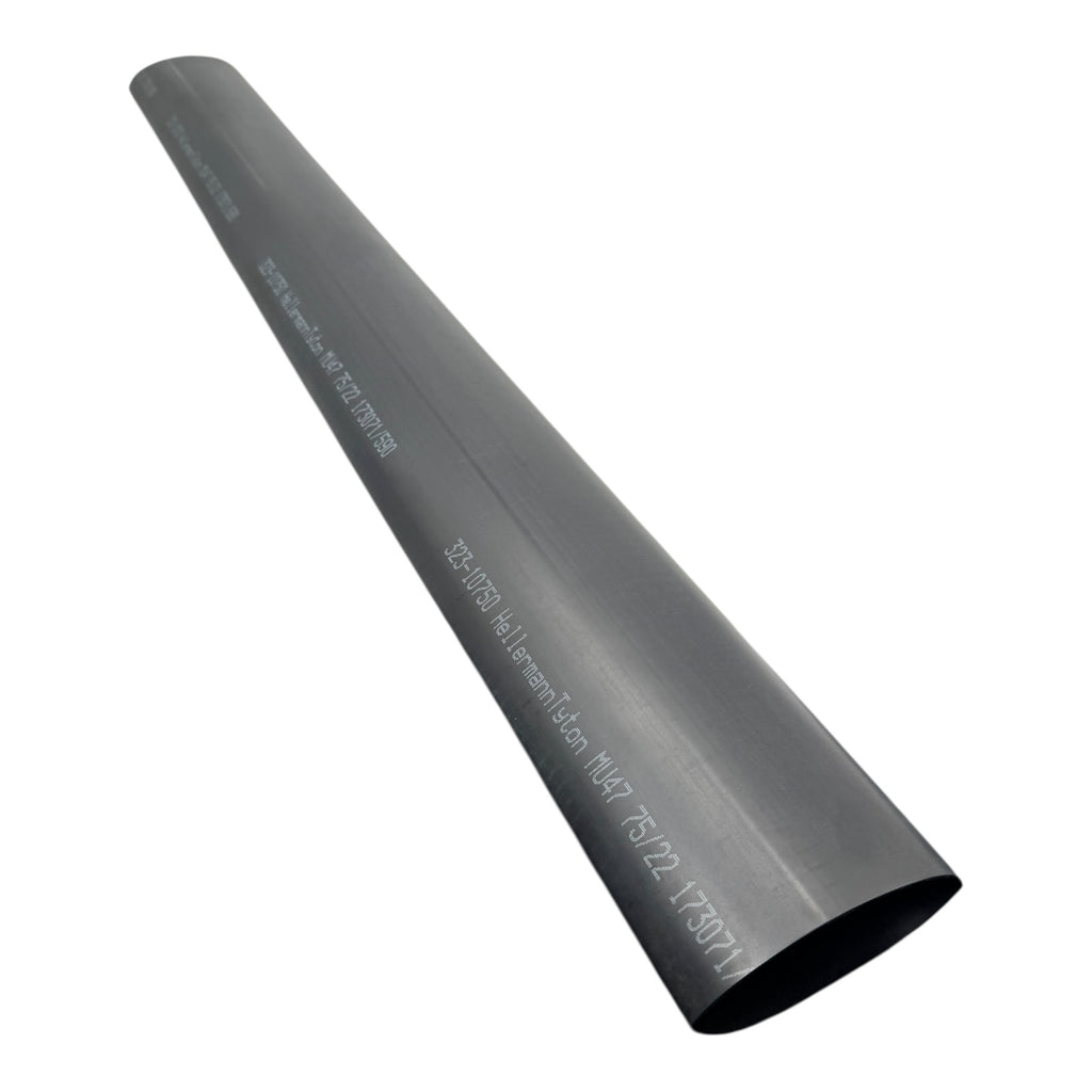 HellermannTyton 323-10750 Schrumpfschlauch MU47 75/22 Schwarz 1m
