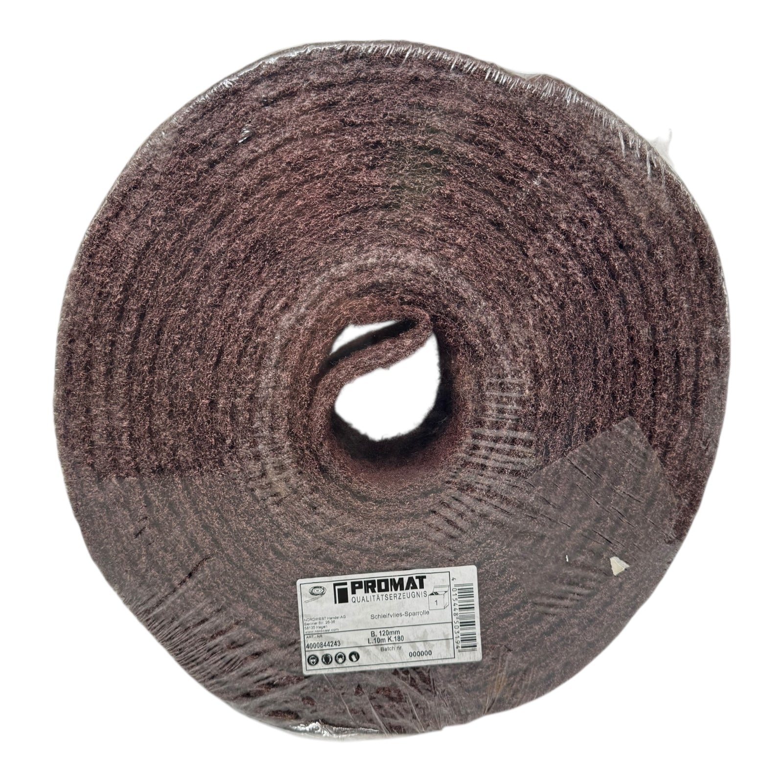 PROMAT 4000844243 Schleifvlies-Sparrolle 120mm x 10m K180 Medium