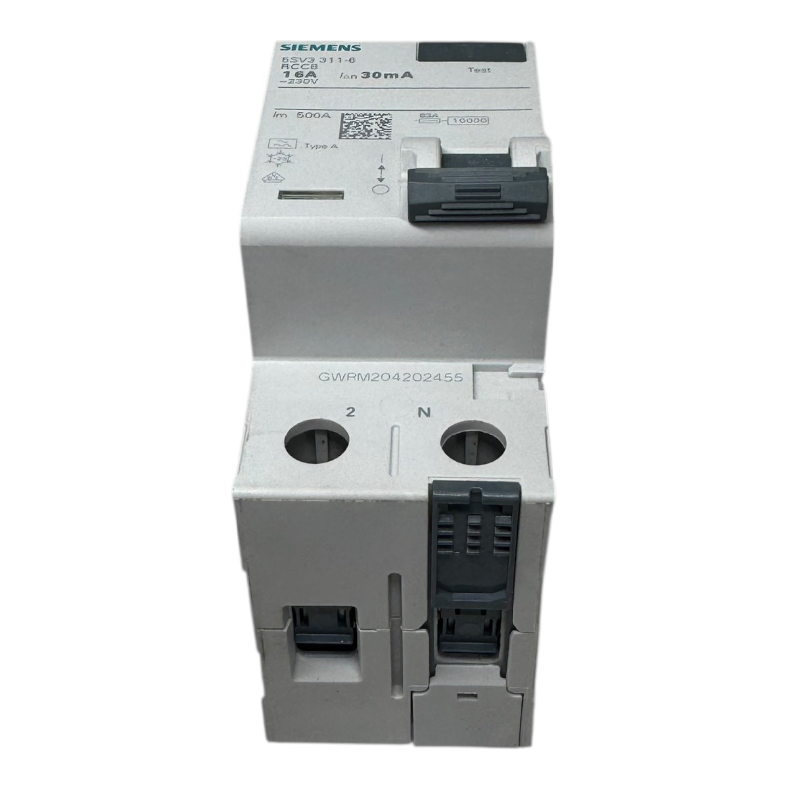 Siemens 5SV3 311-6 FI-Schutzschalter 16A 30mA 2-polig Typ A RCCB 230V