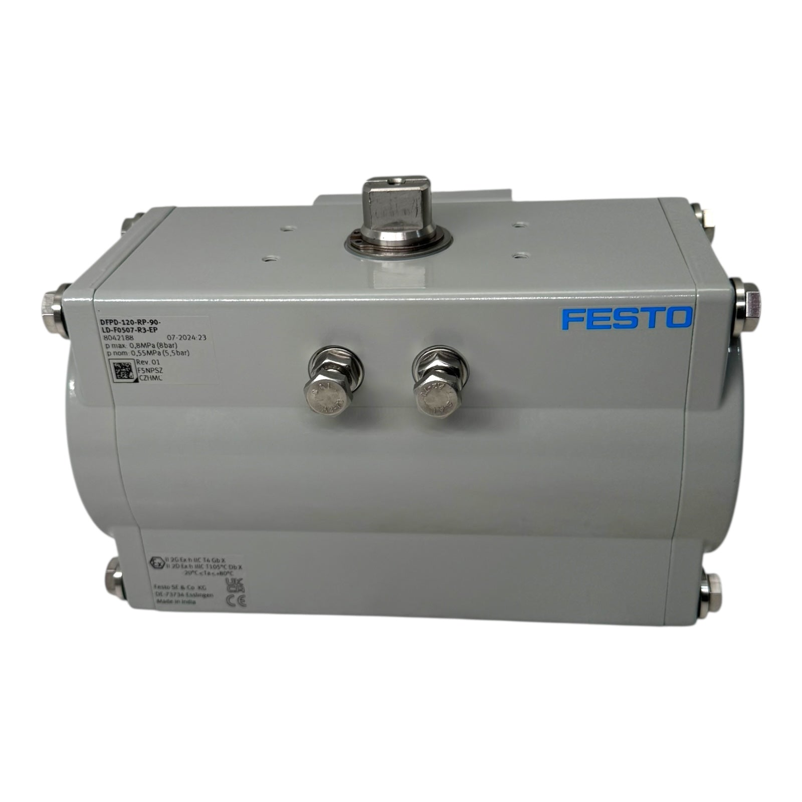 Festo DFPD-120-RP-90-LD-F0507-R3-EP Schwenkantrieb T17 G1/4 L-Drehend 90° 8bar