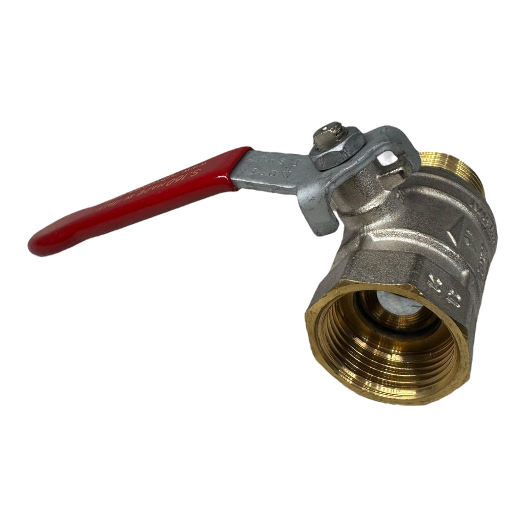RUB Valves S.160 Kugelhahn 1” DN25 Absperrventil Messing IG/AG 450CWP PN30