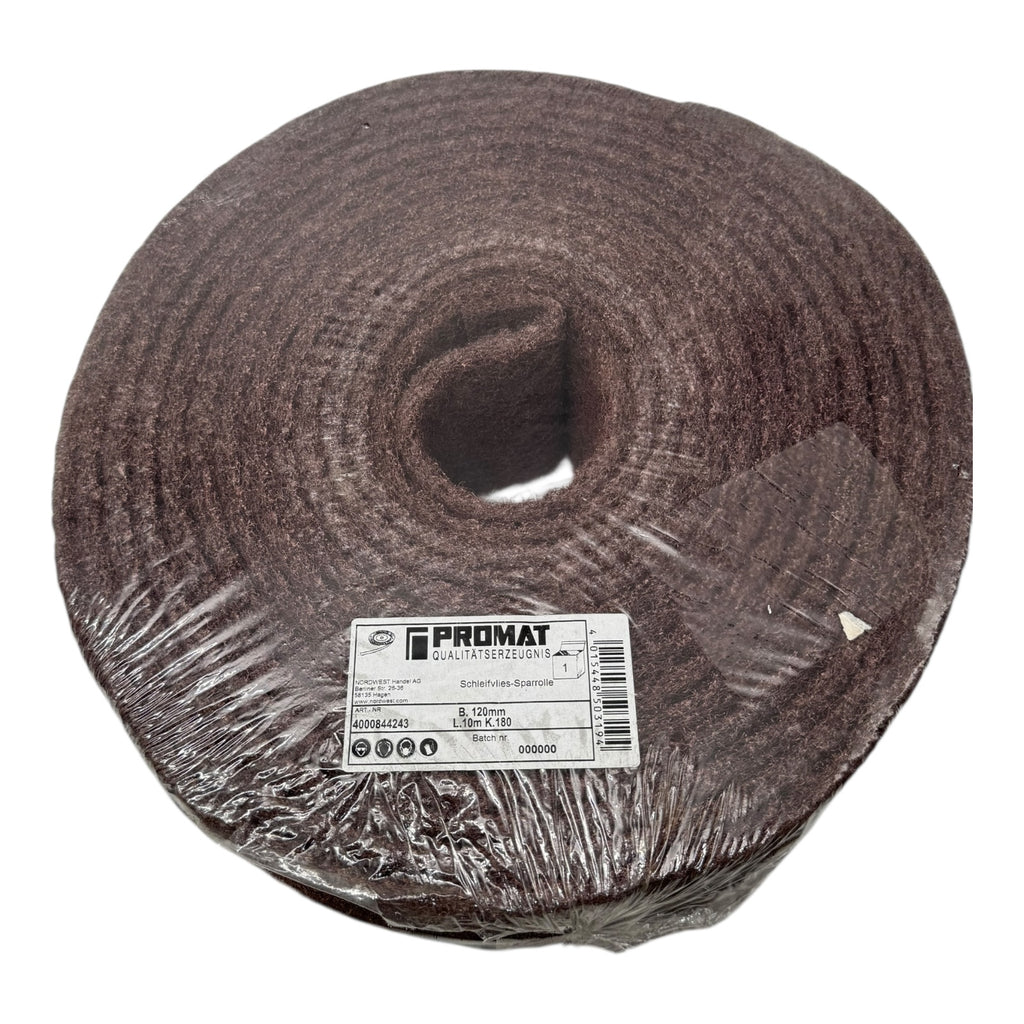 PROMAT 4000844243 Schleifvlies-Sparrolle 120mm x 10m K180 Medium