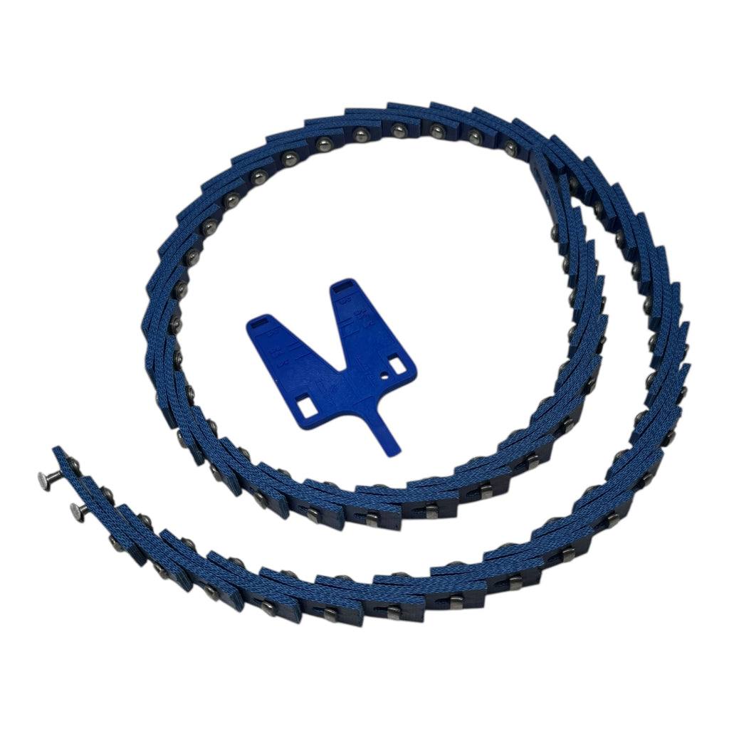SuperTLink STLNK-SPB-1MTR Super-T-Link Keilriemen Gliederkeilriemen SPB Blau 1m
