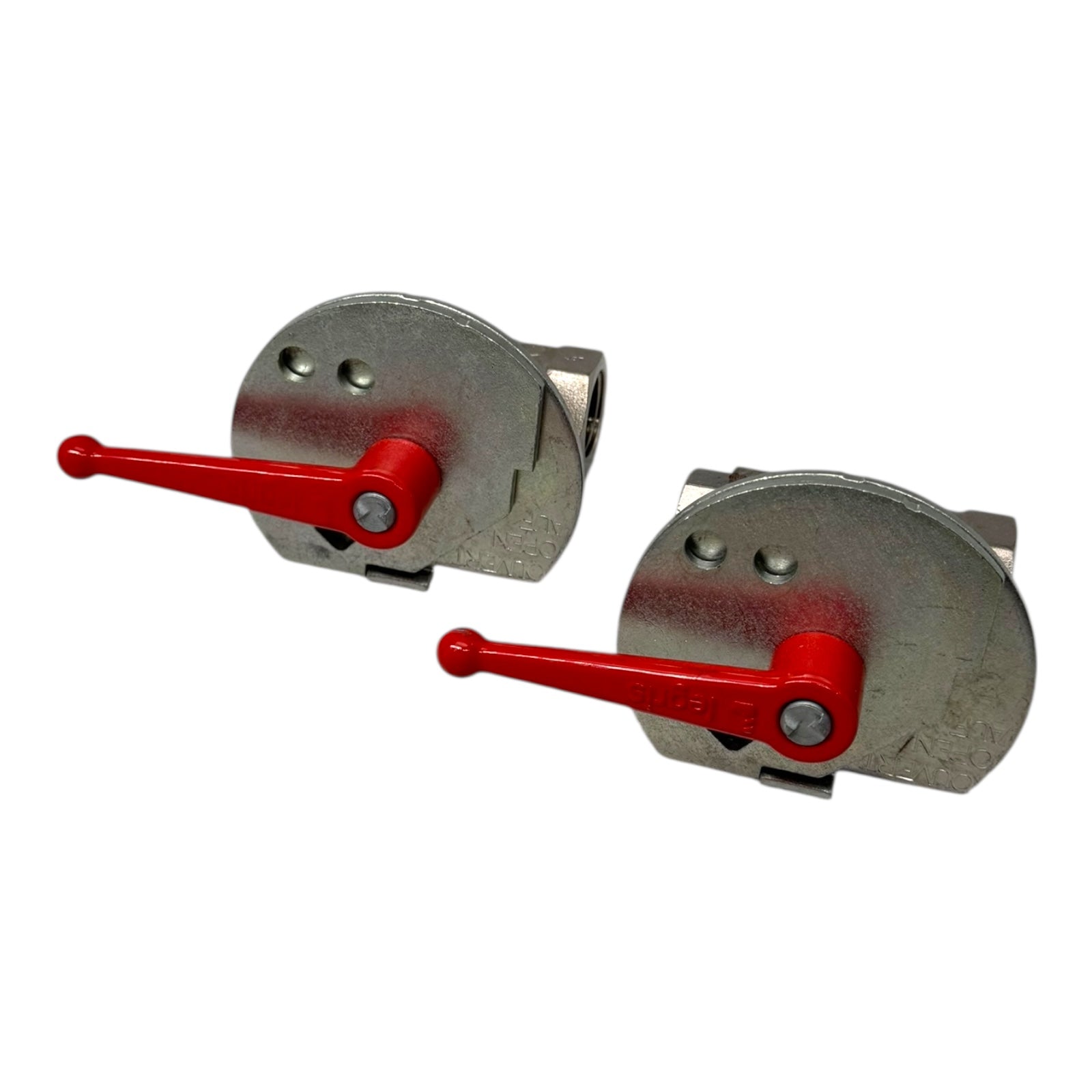 2x Parker Legris 0437 13 21 Durchgangskugelhahn Entlüftungsbohrung 1/2 Zoll DN13