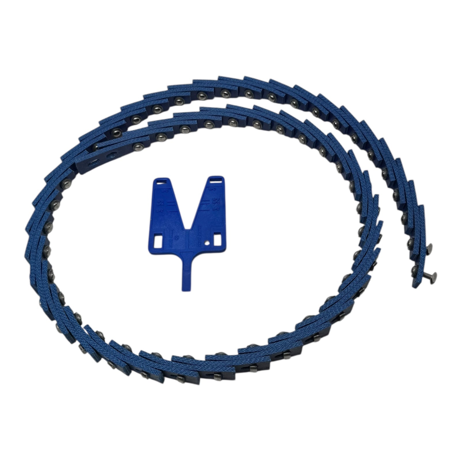 SuperTLink STLNK-SPB-1MTR Super-T-Link Keilriemen Gliederkeilriemen SPB Blau 1m