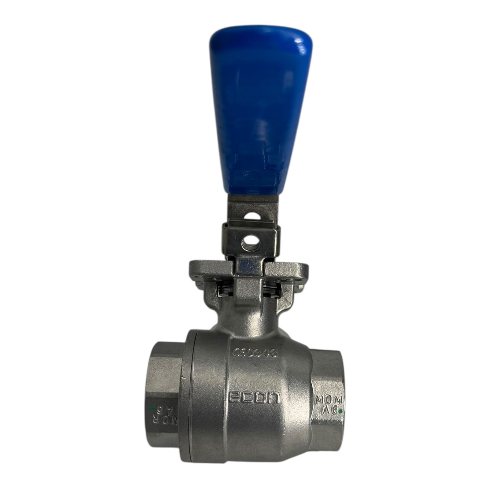 Econ Fig.7752 Kugelhahn Ball Valve 1½” Edelstahl CF8M 1000WOG Vollanschluss DN40