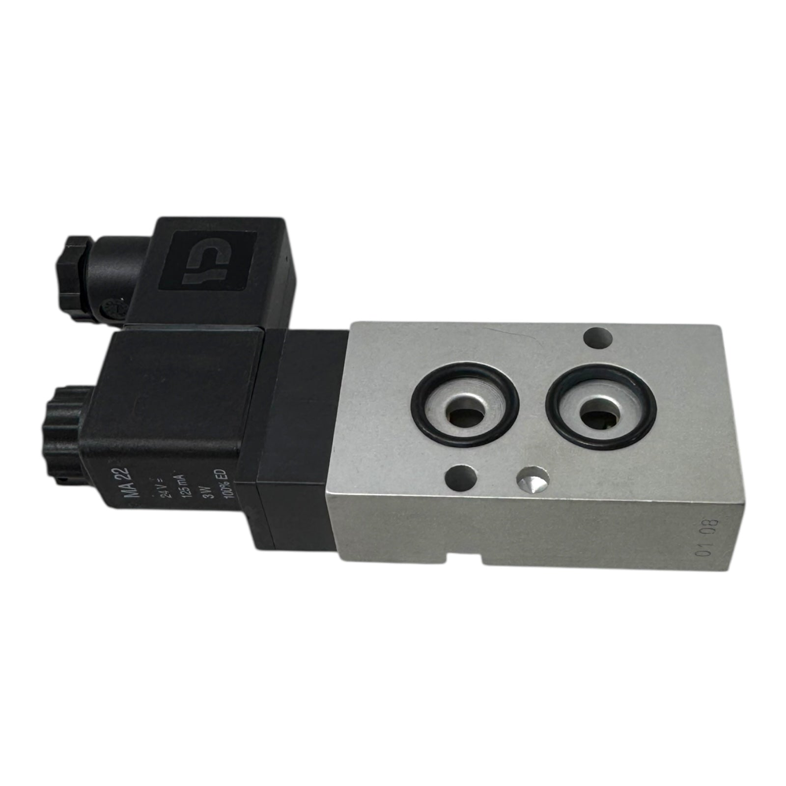 Joucomatic MNH 510 701 Magnetventil 5/2 Wegeventil 24VDC G1/4 Spule MA22 3W