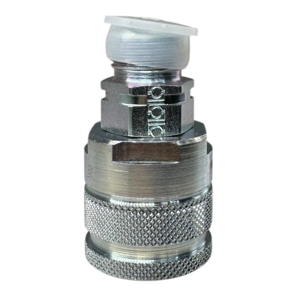 2x Stauff QRC-HS-10-M-12S-B-W66 Hydraulik Kupplung Schnellverschluss DN10