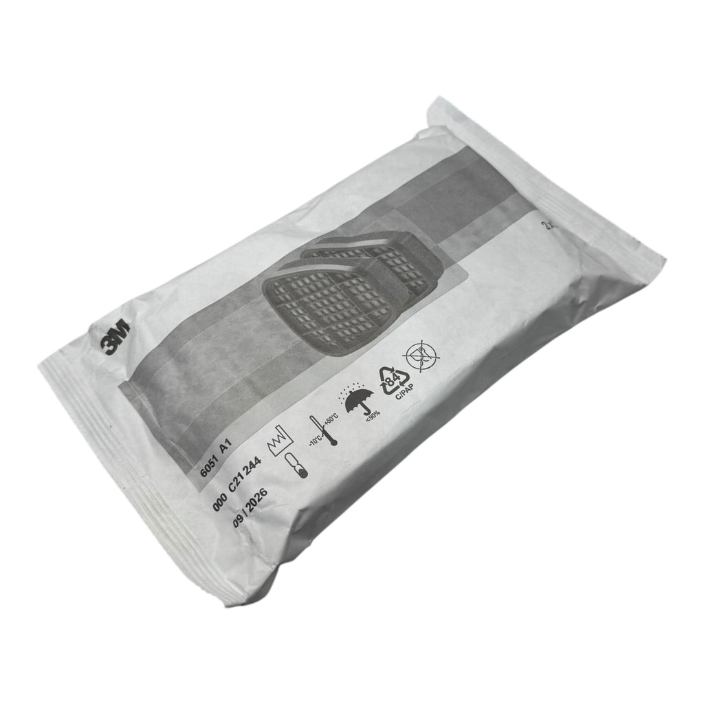 4x 3M 6051 A1 Gasfilter Set für Halb- und Vollmasken gegen organische Gase