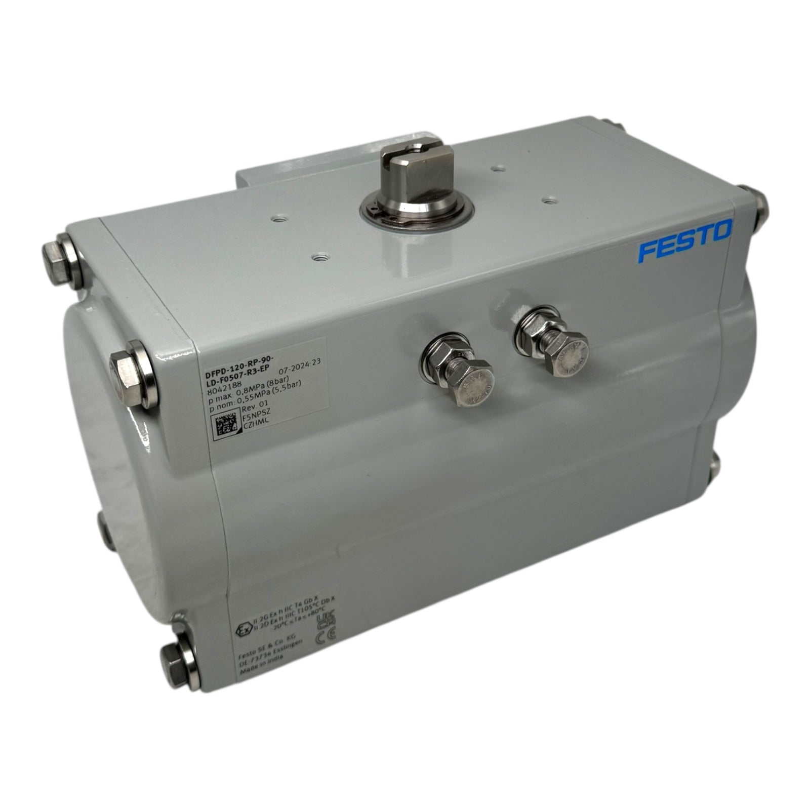Festo DFPD-120-RP-90-LD-F0507-R3-EP Schwenkantrieb T17 G1/4 L-Drehend 90° 8bar