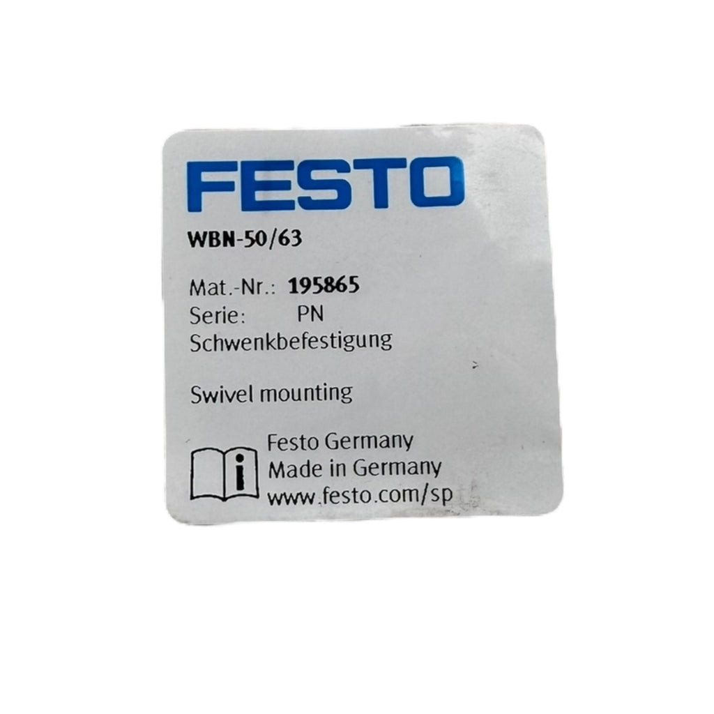 Festo 195865 Schwenkbefestigung WBN-50/63 für Zylinder Pneumatikzylinder
