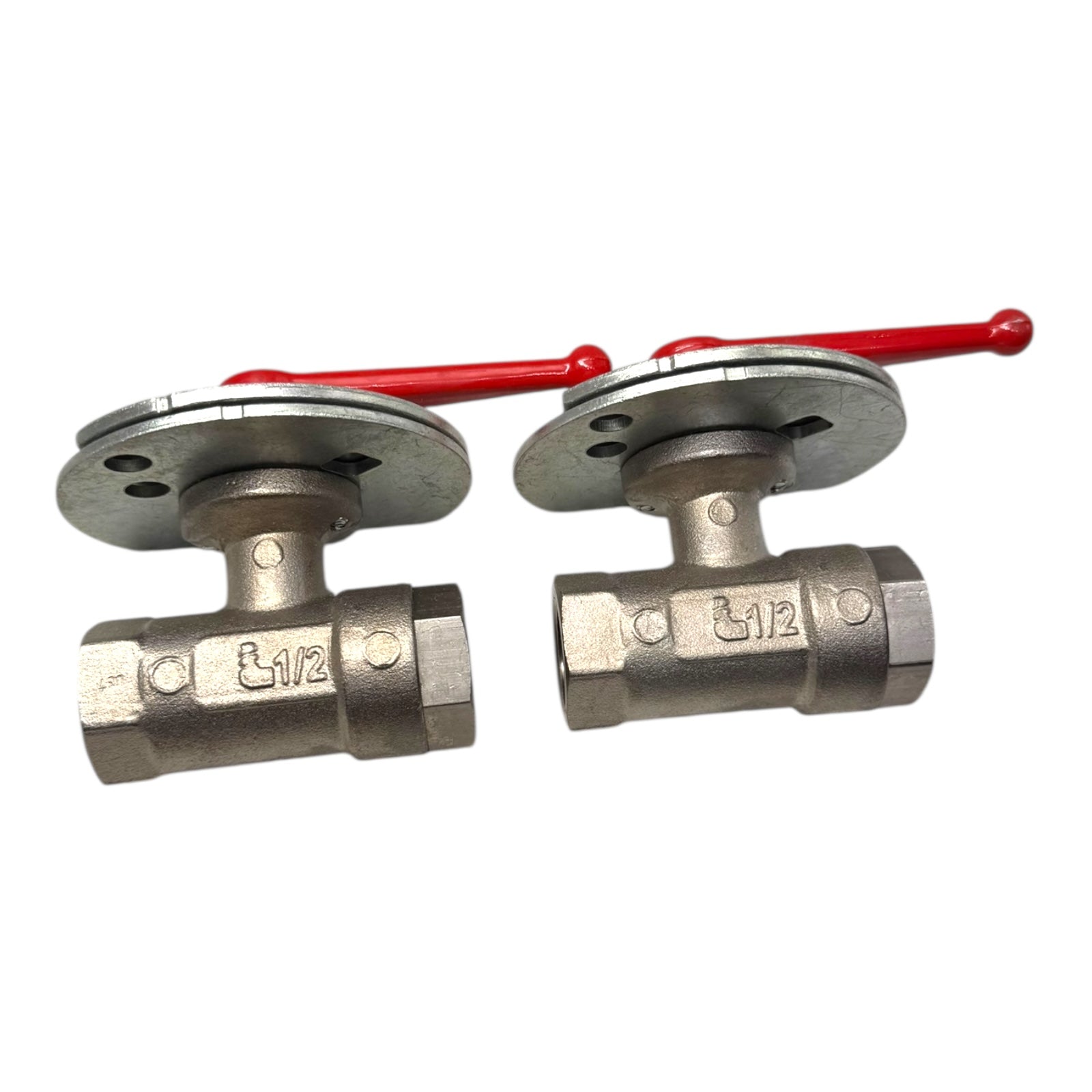 2x Parker Legris 0437 13 21 Durchgangskugelhahn Entlüftungsbohrung 1/2 Zoll DN13