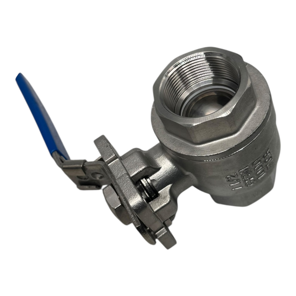 Econ Fig.7752 Kugelhahn Ball Valve 1½” Edelstahl CF8M 1000WOG Vollanschluss DN40