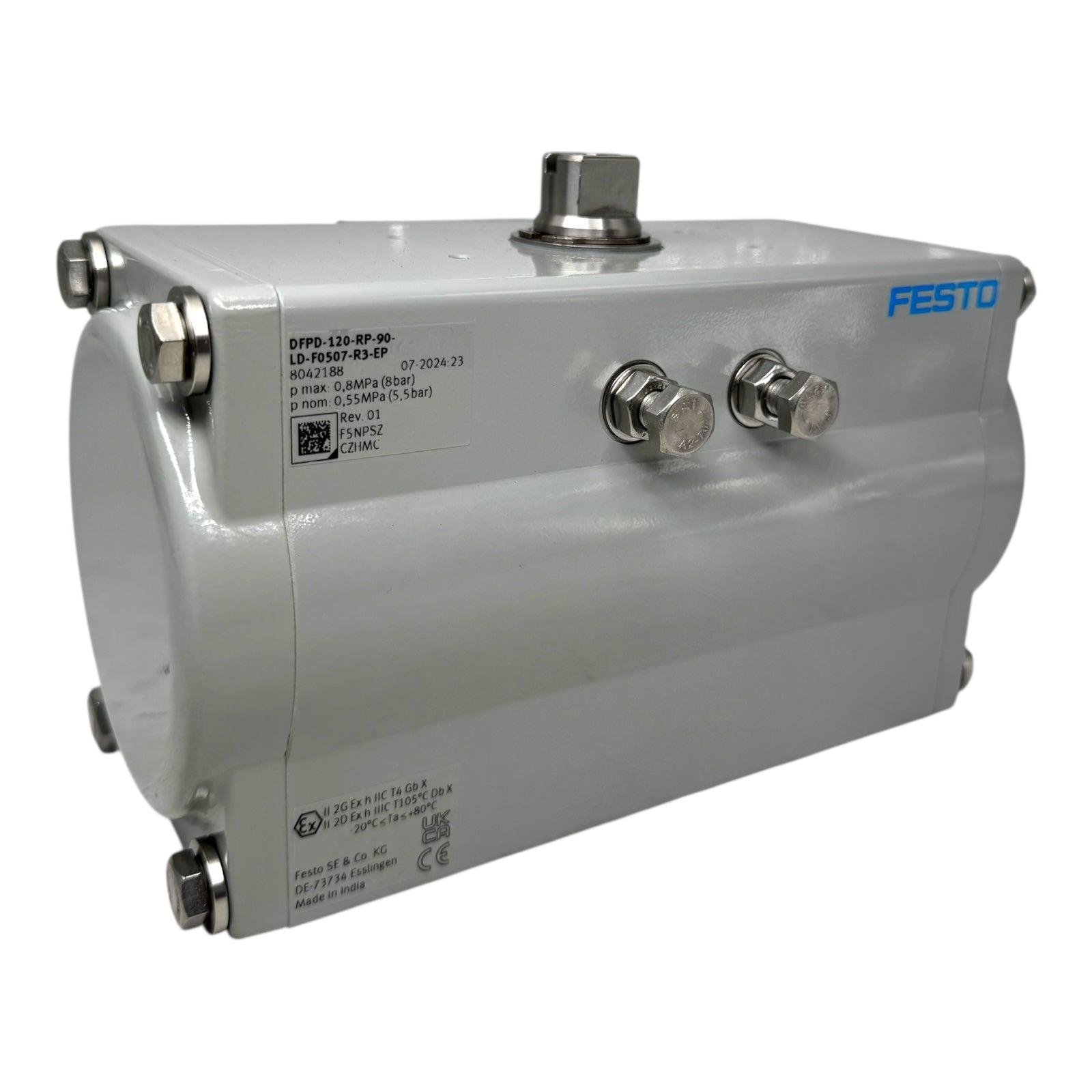 Festo DFPD-120-RP-90-LD-F0507-R3-EP Schwenkantrieb T17 G1/4 L-Drehend 90° 8bar