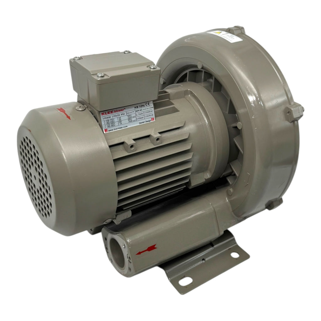 KLEEblower KB-329L Seitenkanalverdichter 0,75kW 3-Phasen IP54 Industriegebläse