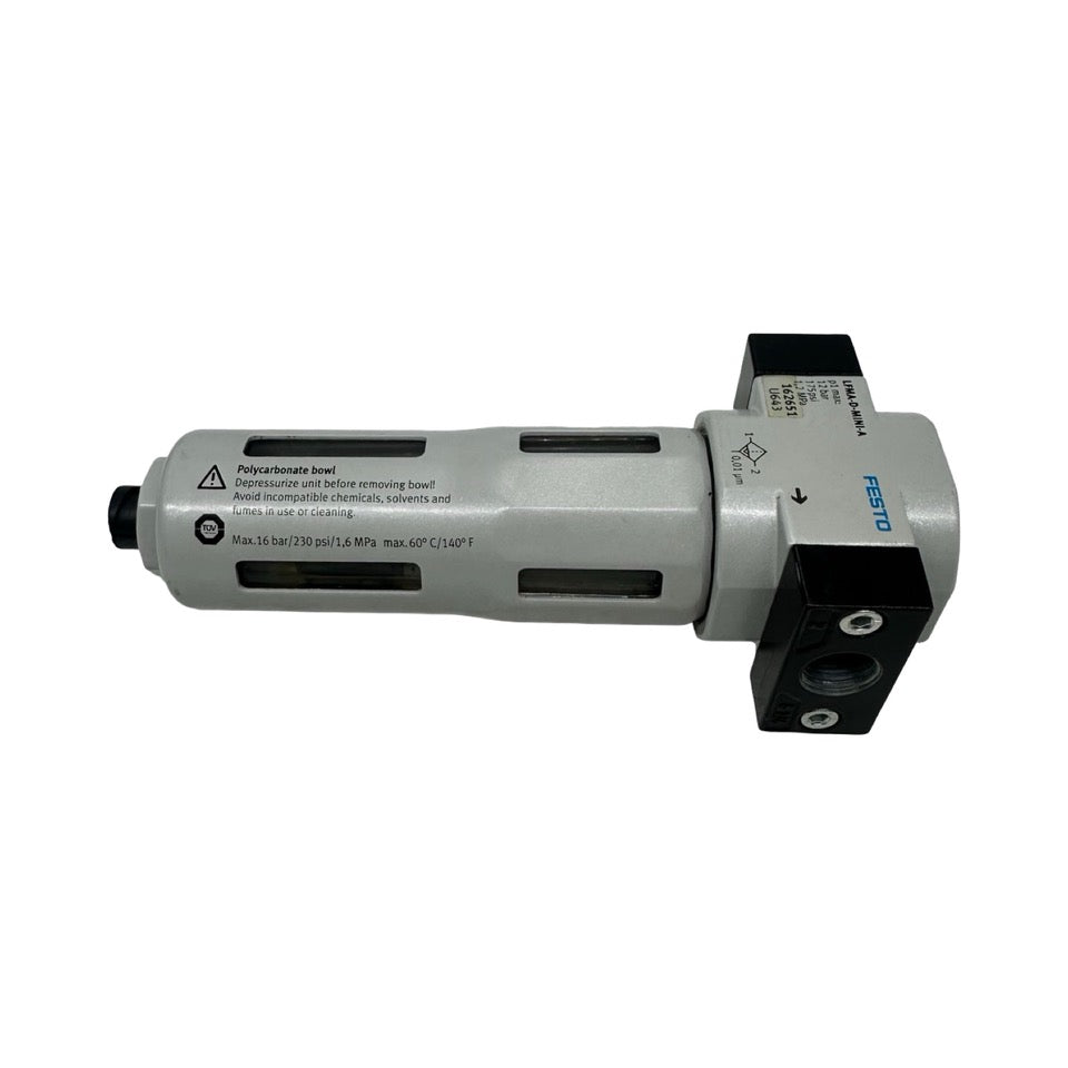 Festo LFMA-D-MINI-A Druckluftfilter 0,01µm Feinfilter Pneumatik