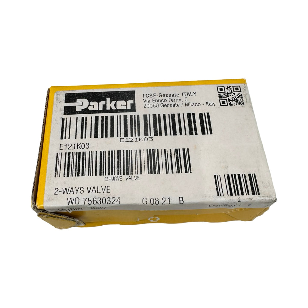 Parker E121K03 2-Wege Ventil Hydraulikventil Kugelventil Inline