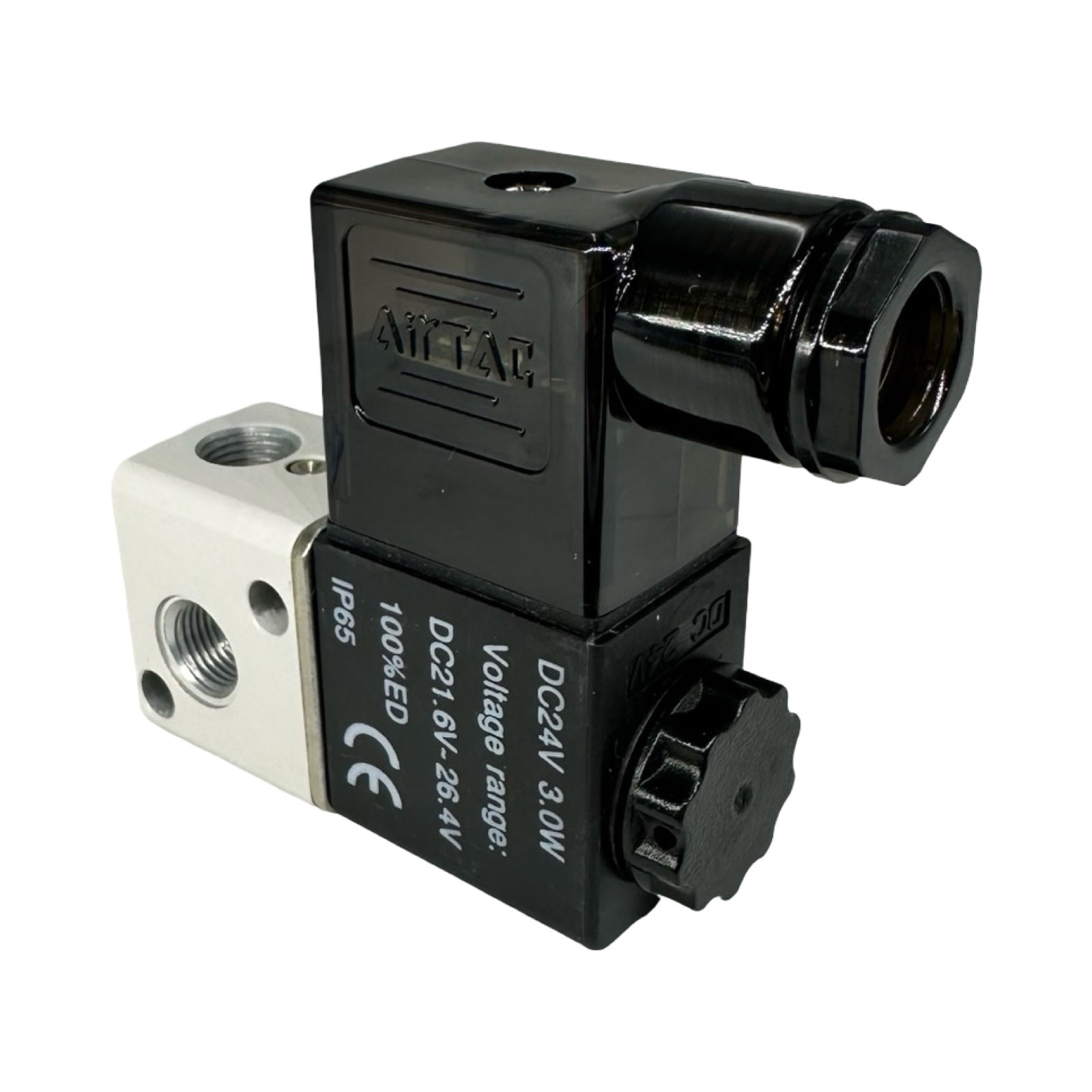 AIRTAC 3V106BG Magnetventil 24V DC Pneumatik Ventil G Anschluss IP65