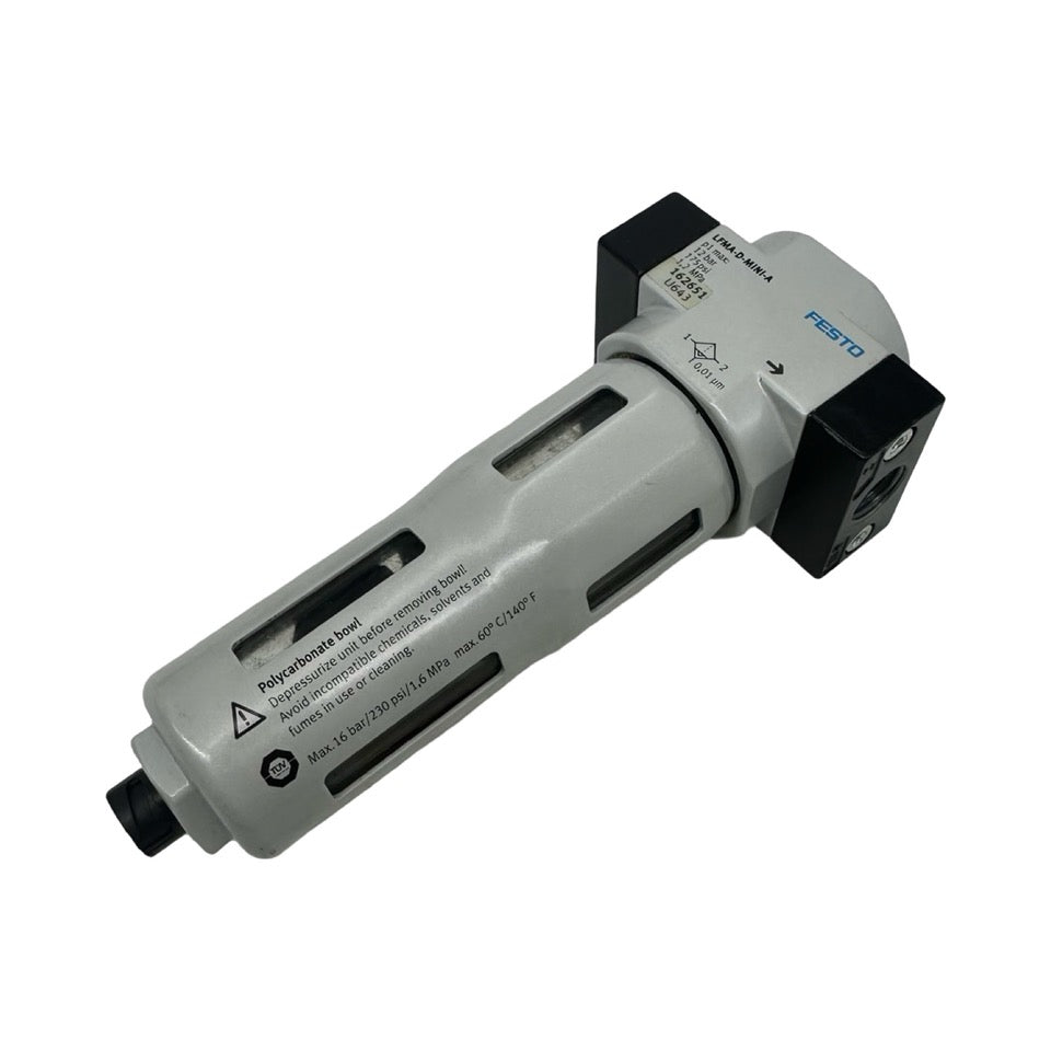 Festo LFMA-D-MINI-A Druckluftfilter 0,01µm Feinfilter Pneumatik