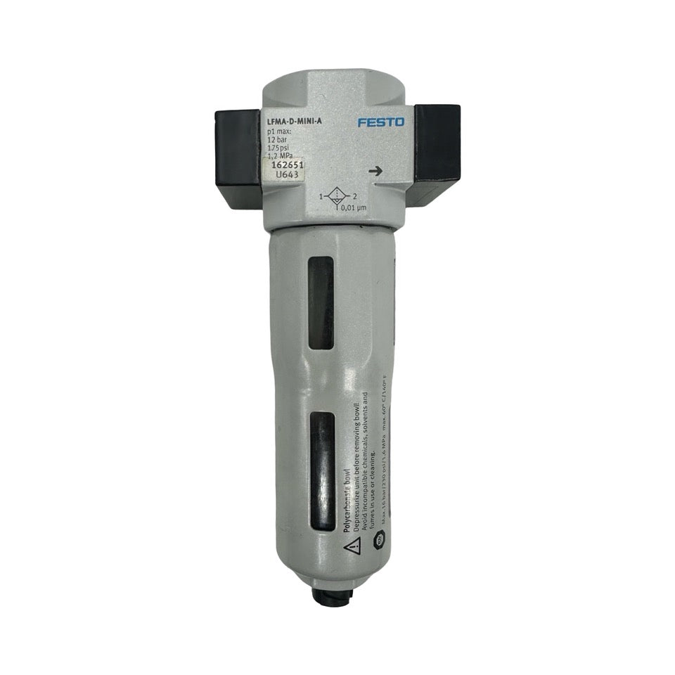 Festo LFMA-D-MINI-A Druckluftfilter 0,01µm Feinfilter Pneumatik