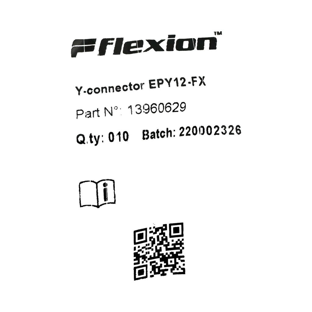 10x Flexion EPY12-FX Y-Steckverbinder Pneumatik Push-In Verbinder