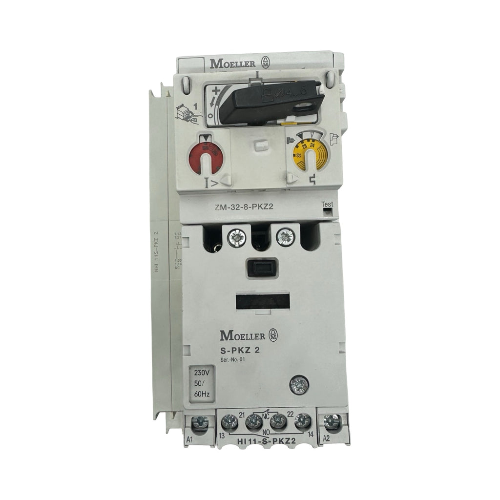 Moeller PKZ2 ZM-32-8 Motorschutzschalter Leistungsschalter 32A + Zubehör