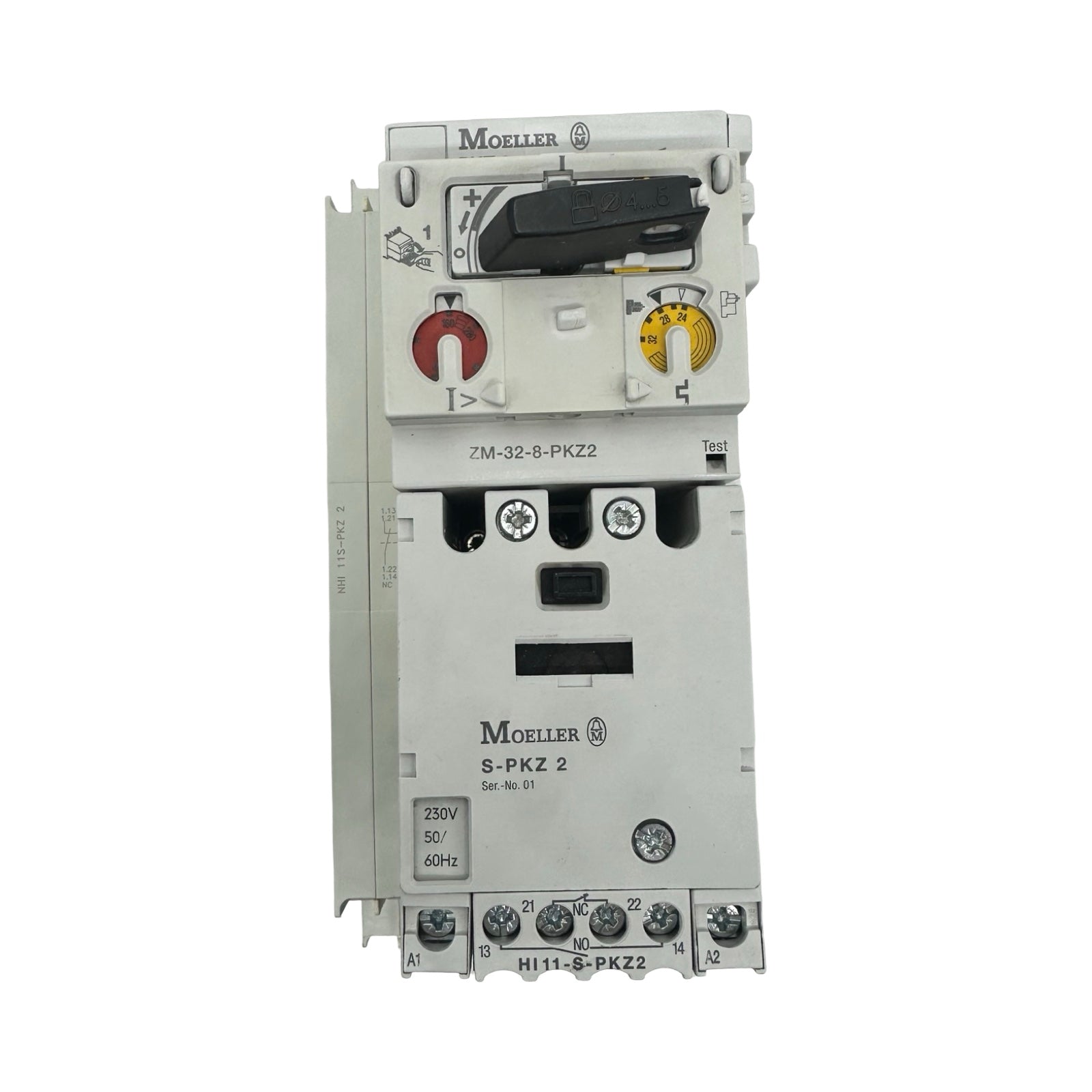 Moeller PKZ2 ZM-32-8 Motorschutzschalter Leistungsschalter 32A + Zubehör