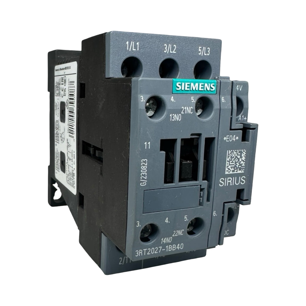 Siemens SIRIUS 3RT2027-1BB40 Leistungsschütz 24V DC 3-polig 12,5kW