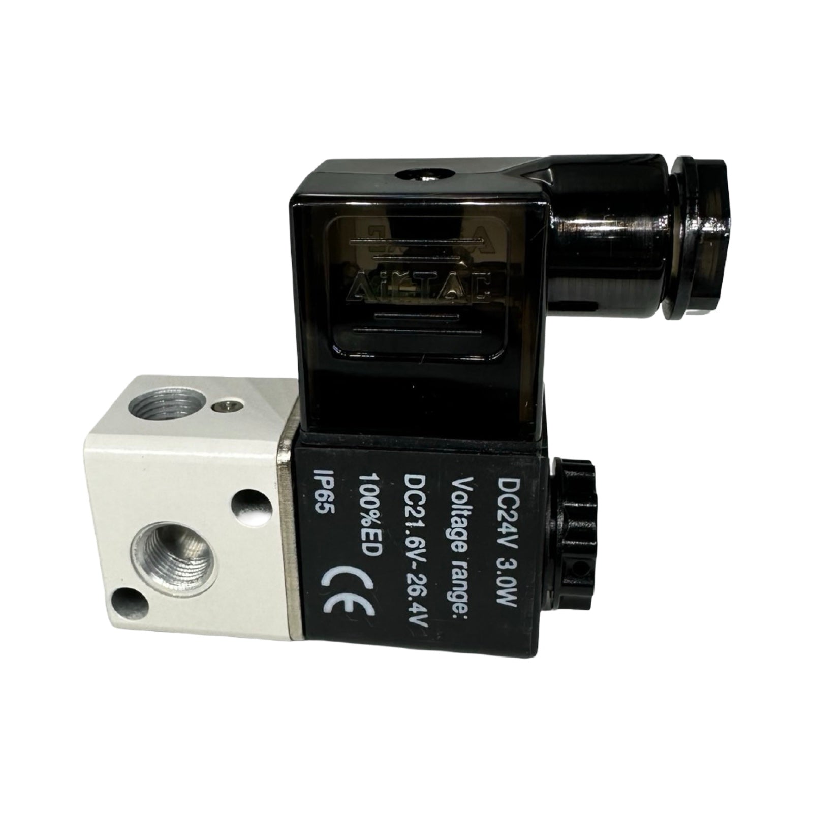 AIRTAC 3V106BG Magnetventil 24V DC Pneumatik Ventil G Anschluss IP65
