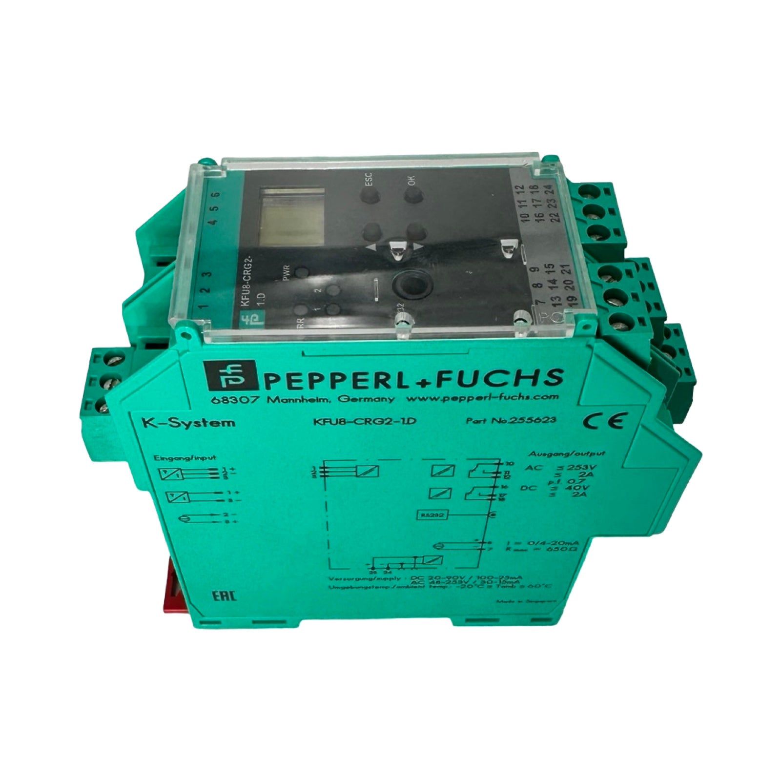 Pepperl+Fuchs KFU8-CRC2-1D K-System Signaltrenner RS232 255623