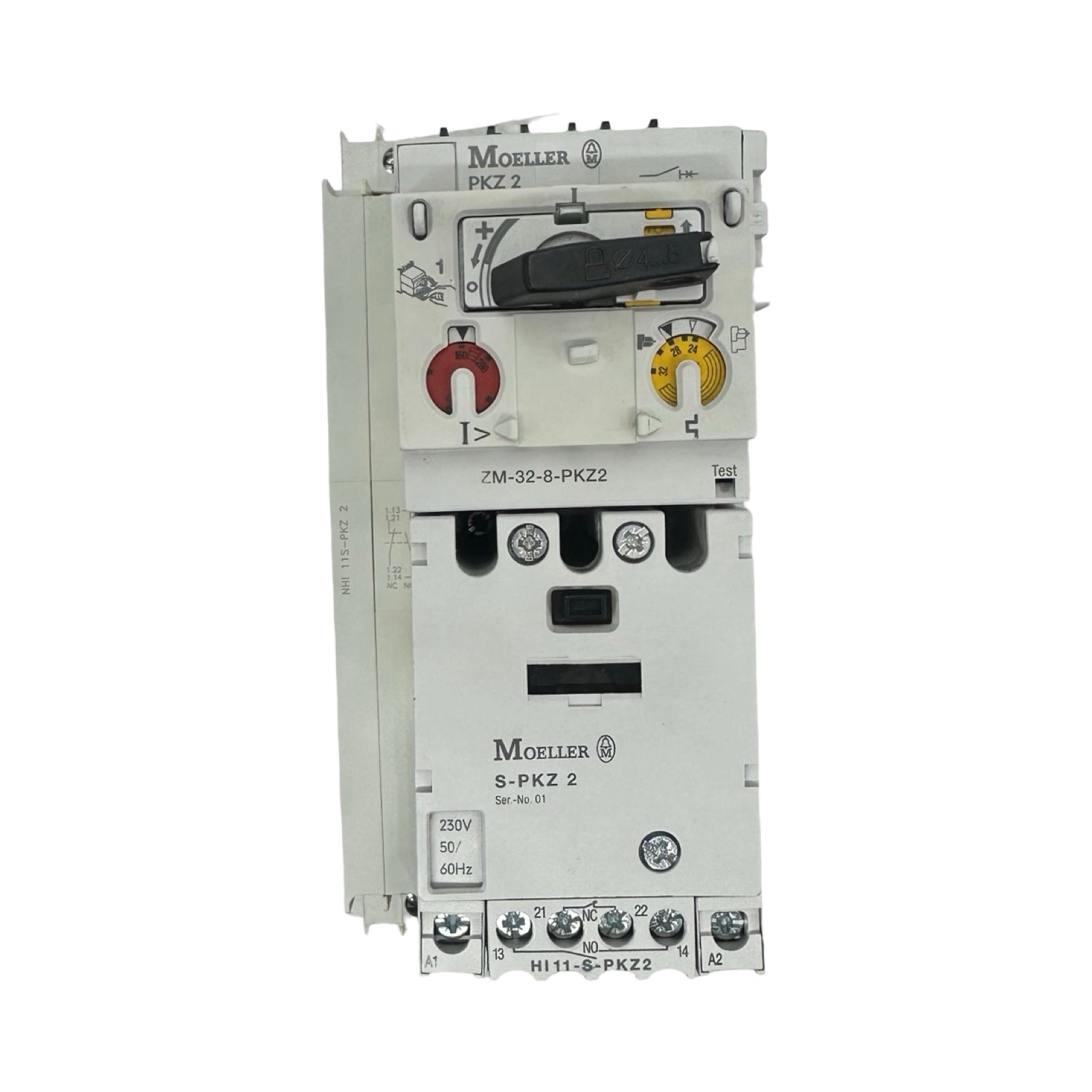 Moeller PKZ2 ZM-32-8 Motorschutzschalter Leistungsschalter 32A + Zubehör