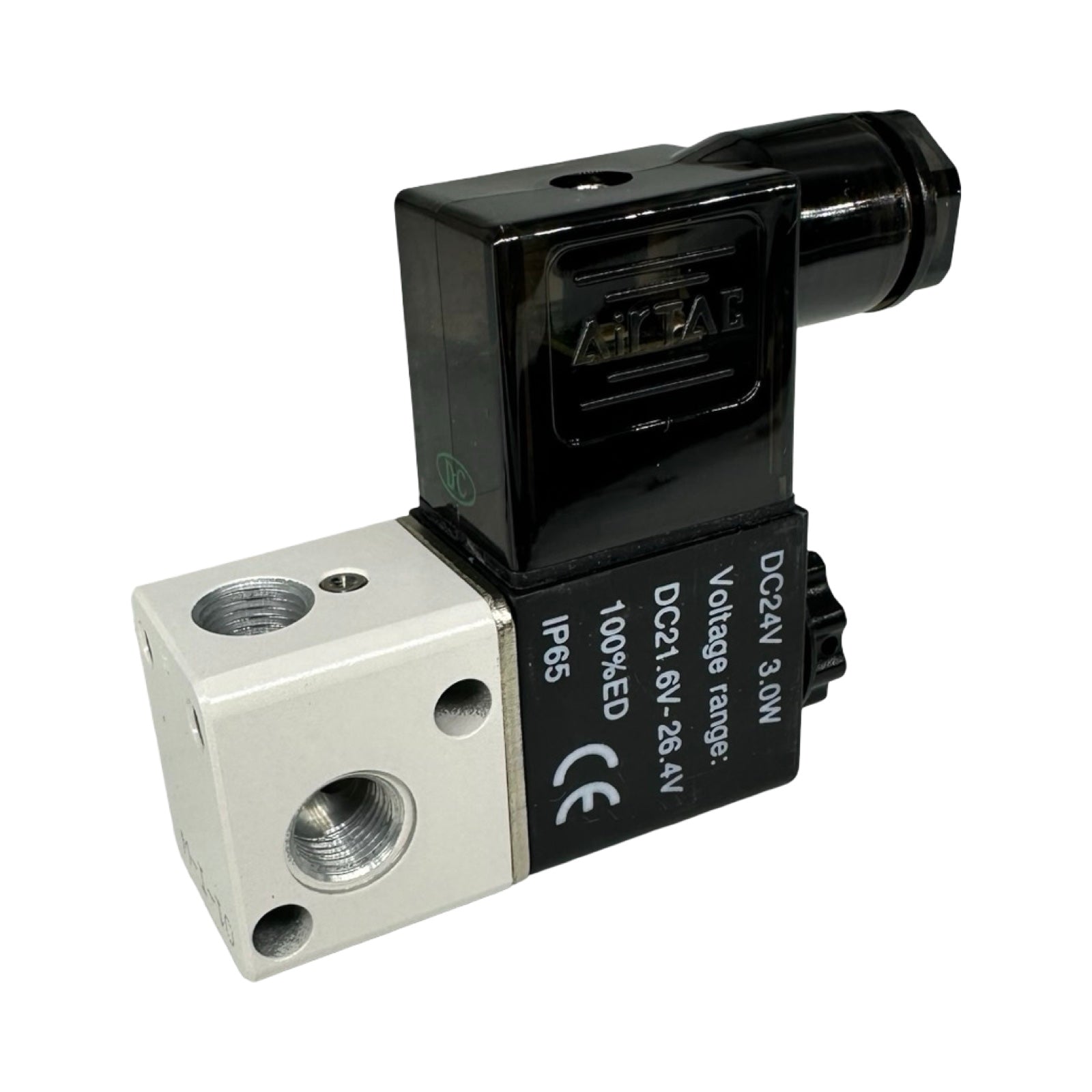 AIRTAC 3V106BG Magnetventil 24V DC Pneumatik Ventil G Anschluss IP65
