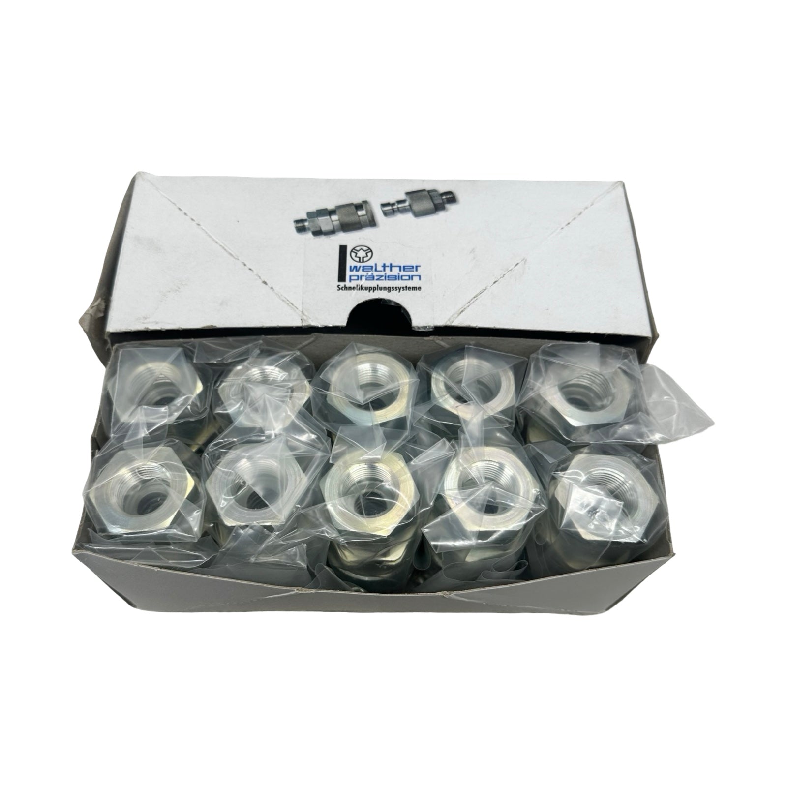 10x Walther Präzision Schnellkupplung LP-012-0-WR5-21-11-1 Hydraulik Kupplung